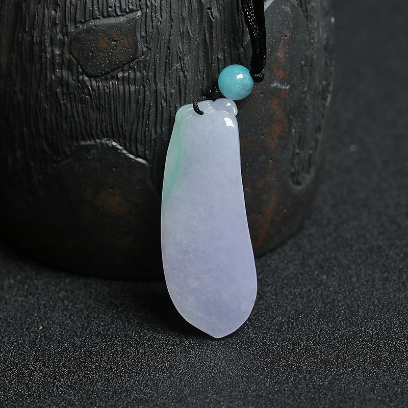 紫色翡翠福瓜吊坠 - 红掌柜