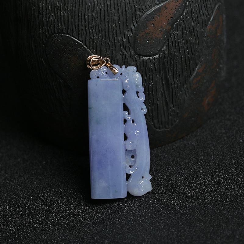 糯种翡翠貔貅吊坠-红掌柜