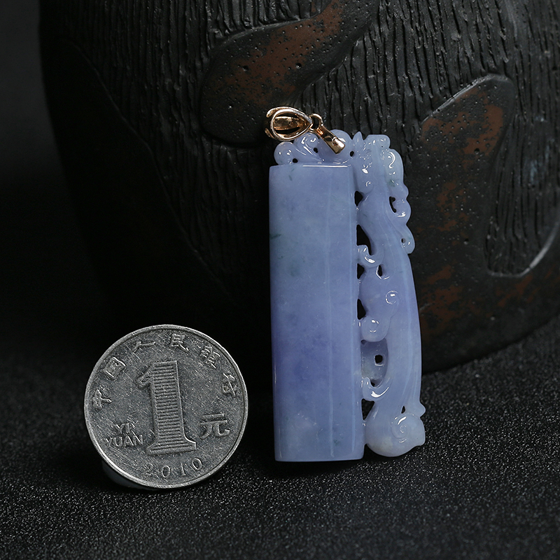 缅甸翡翠貔貅吊坠-红掌柜