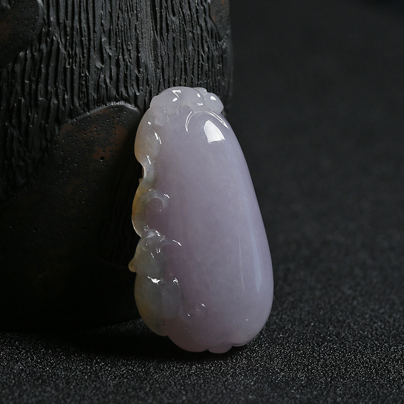 紫罗兰翡翠福瓜吊坠-红掌柜