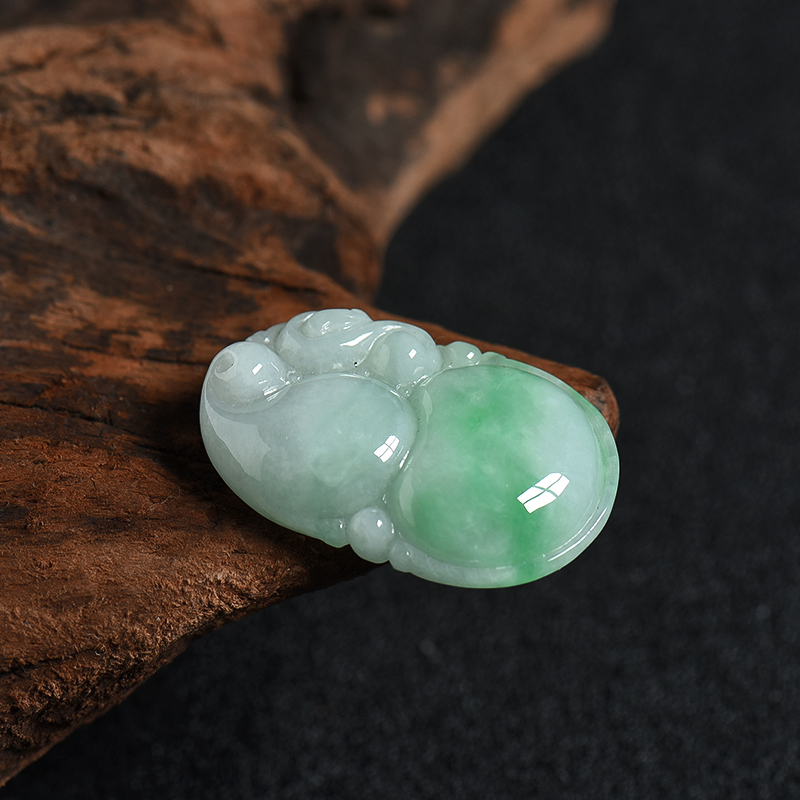 飘翠翡翠葫芦吊坠 - 红掌柜