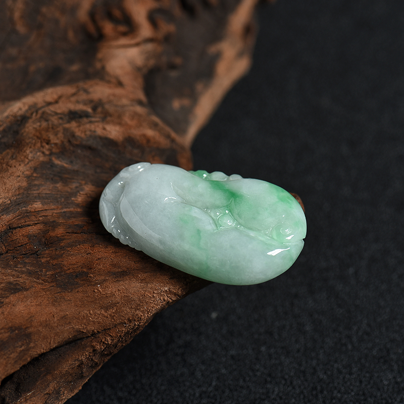 飘翠翡翠葫芦吊坠 - 红掌柜