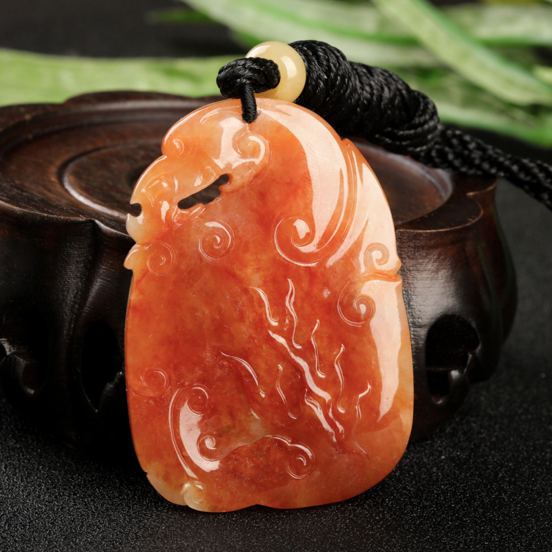 红翡凤牌吊坠-红掌柜