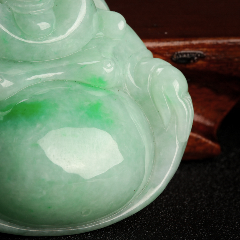 翡翠吊坠-红掌柜