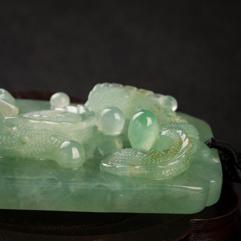 翡翠吊坠-红掌柜