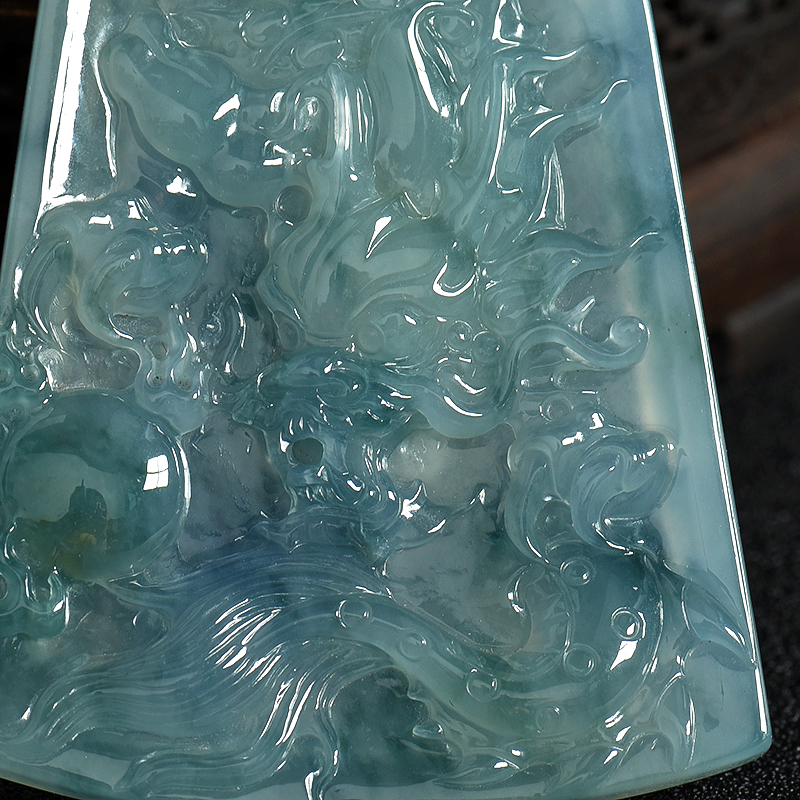 翡翠吊坠-红掌柜