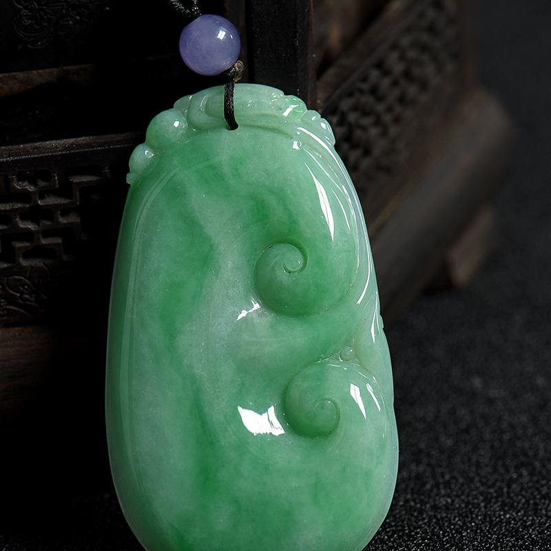 翡翠吊坠-红掌柜