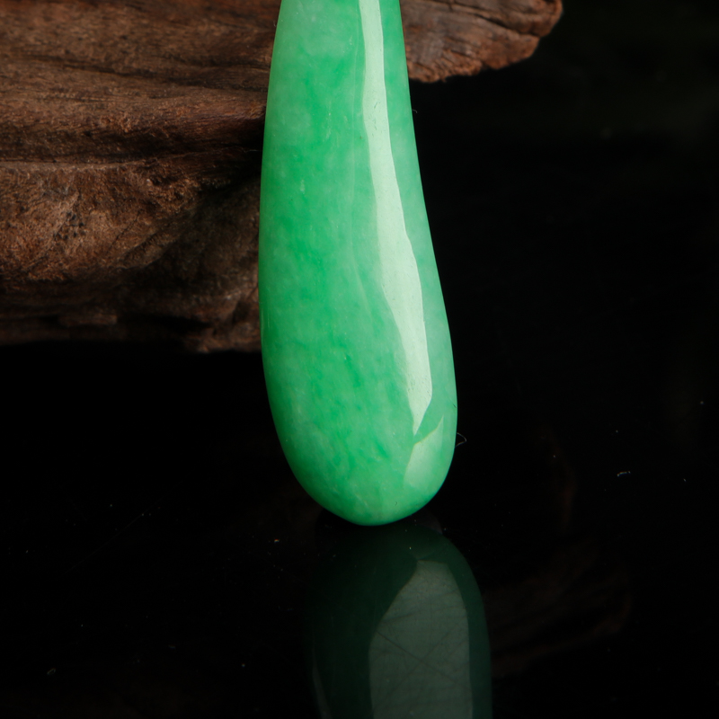 天然翡翠福瓜吊坠-红掌柜