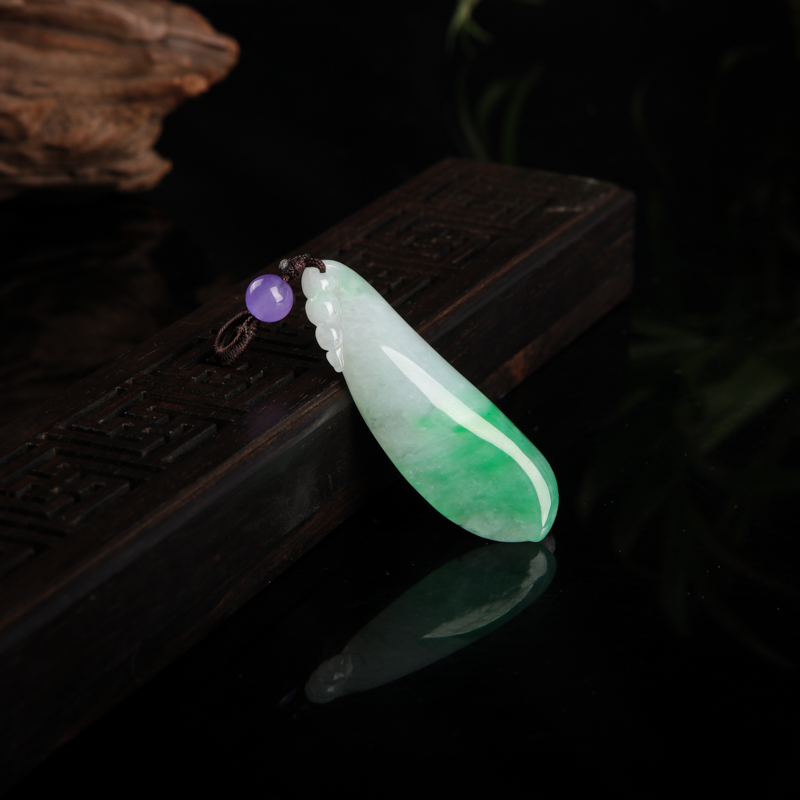 飘翠翡翠福瓜吊坠-红掌柜