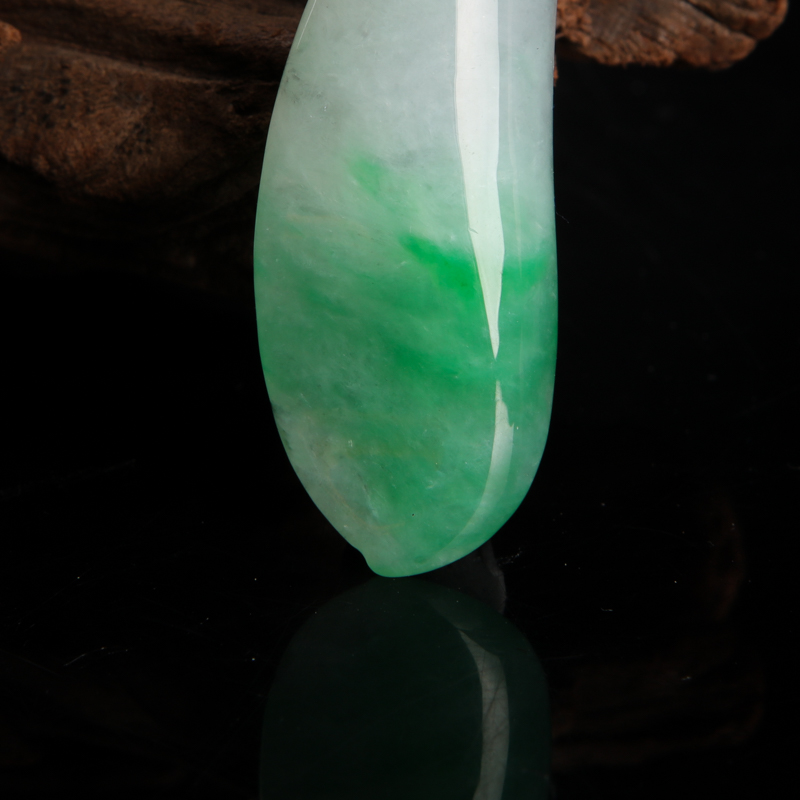 天然翡翠福瓜吊坠-红掌柜