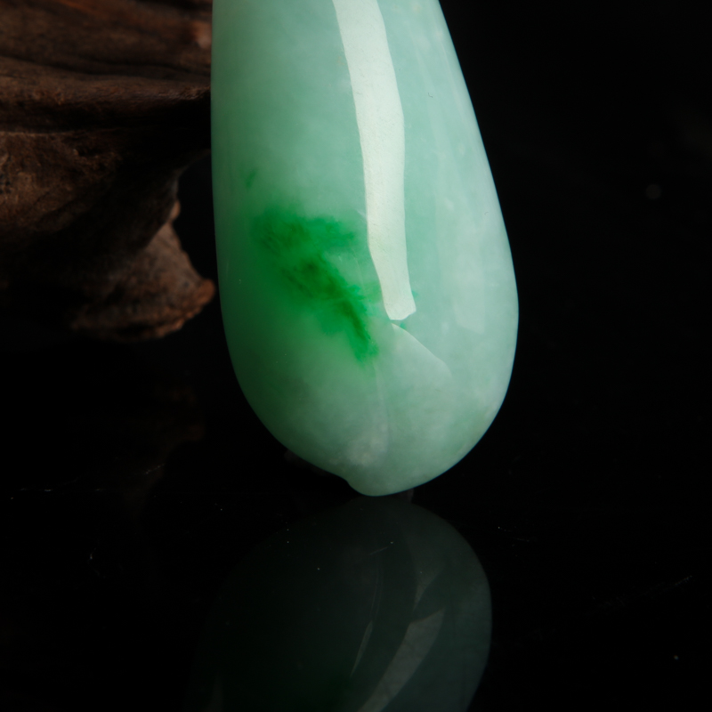 天然翡翠福瓜吊坠-红掌柜