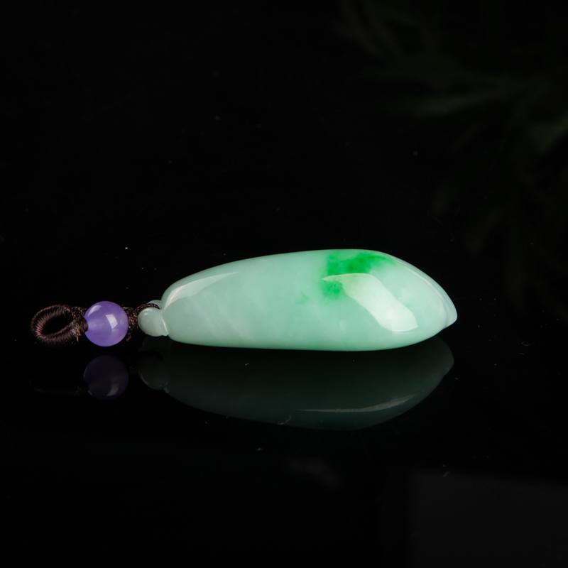 缅甸翡翠福瓜吊坠-红掌柜