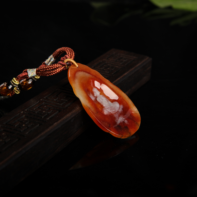 红翡悟道吊坠-红掌柜