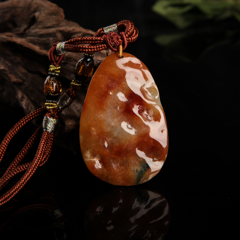 糯种红翡吊坠-红掌柜