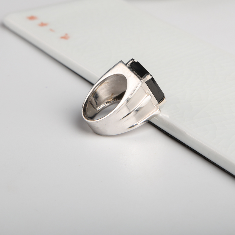 墨翠翡翠戒指-红掌柜