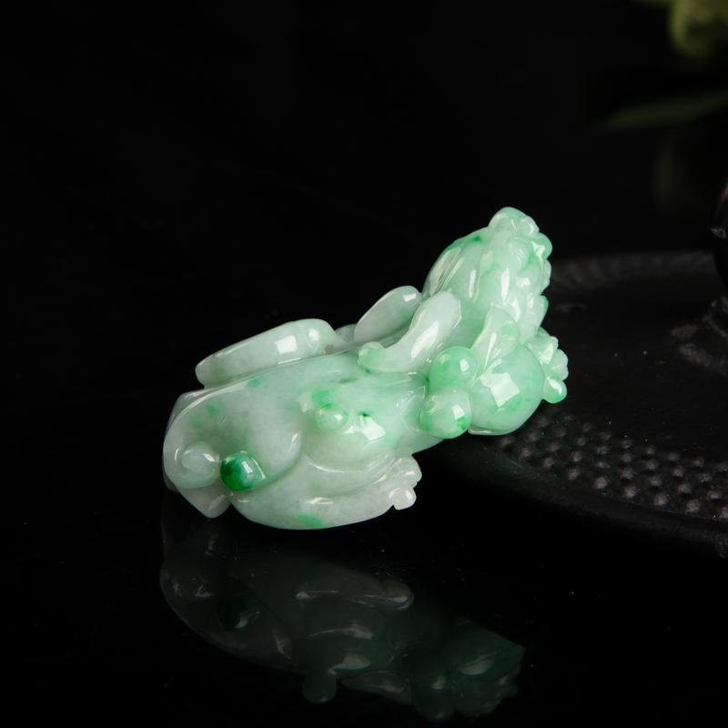 翡翠貔貅吊坠-红掌柜