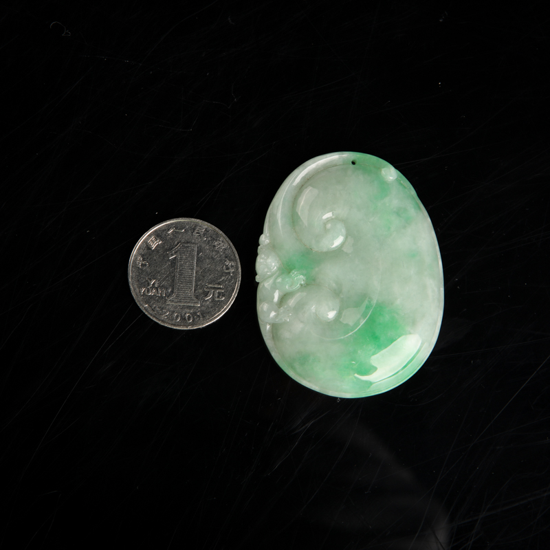 缅甸翡翠吊坠-红掌柜