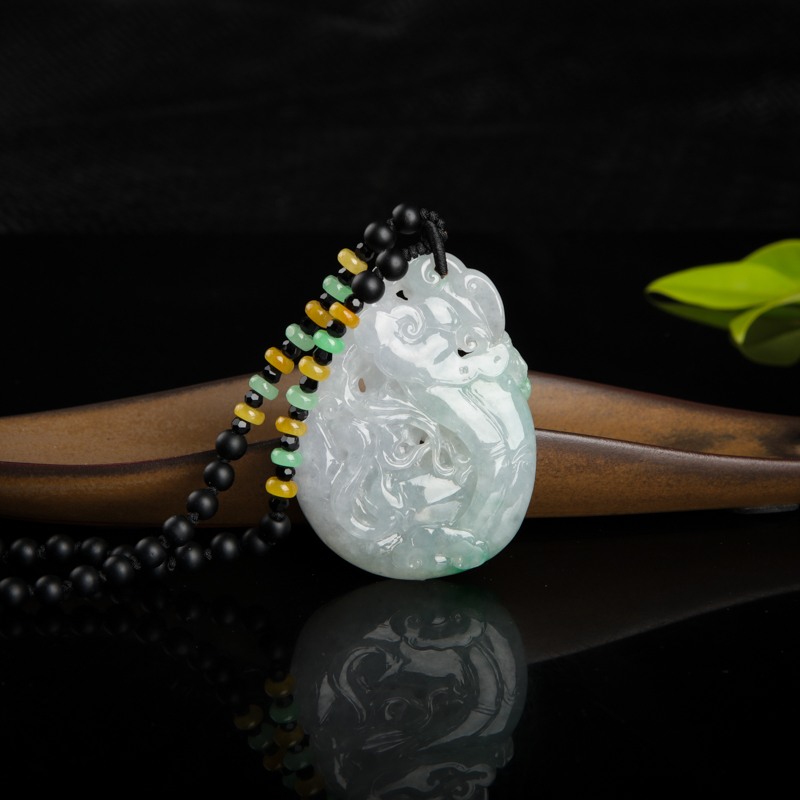 糯种飘翠翡翠-红掌柜