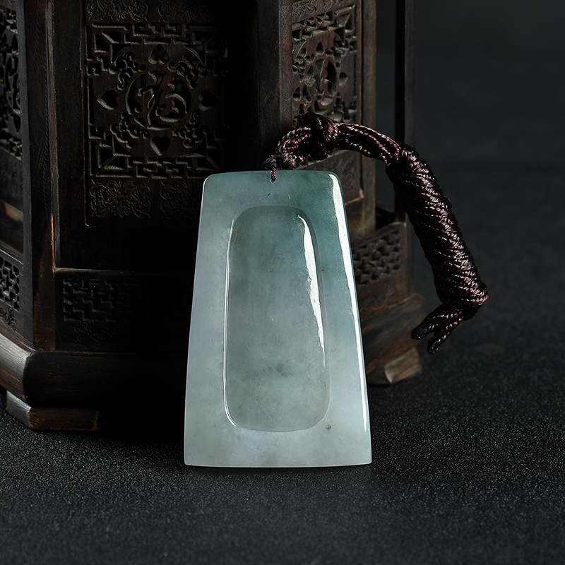 翡翠禅悟吊坠-红掌柜