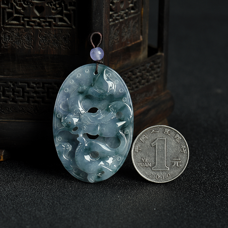 翡翠吊坠-红掌柜