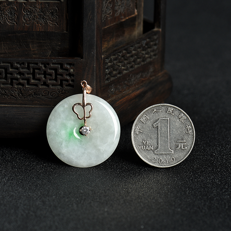 翡翠吊坠-红掌柜