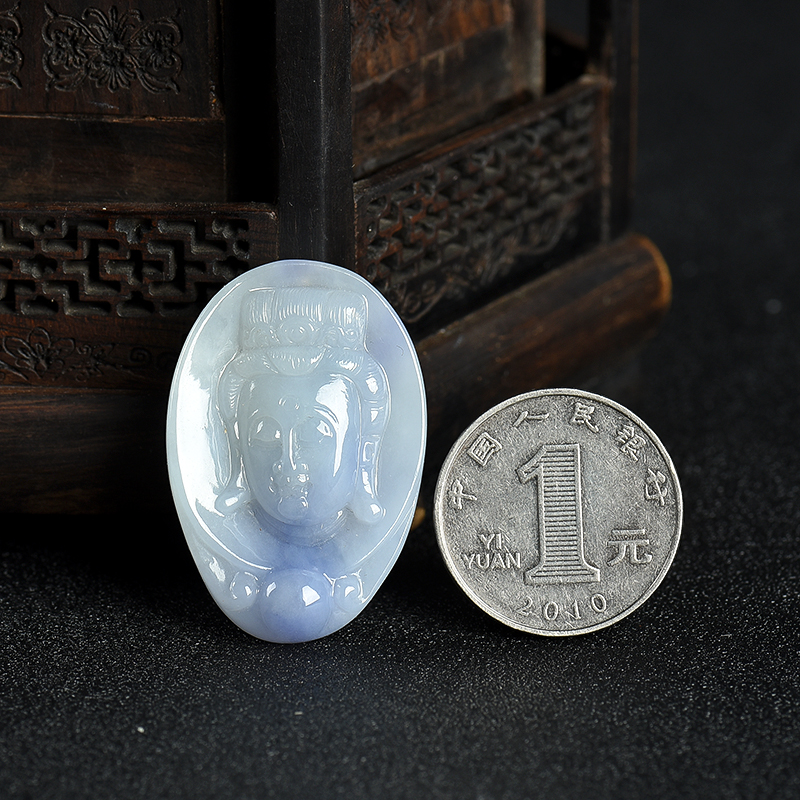 糯种翡翠观音-红掌柜