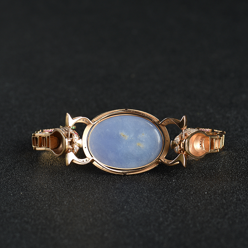 紫罗兰翡翠手链-红掌柜