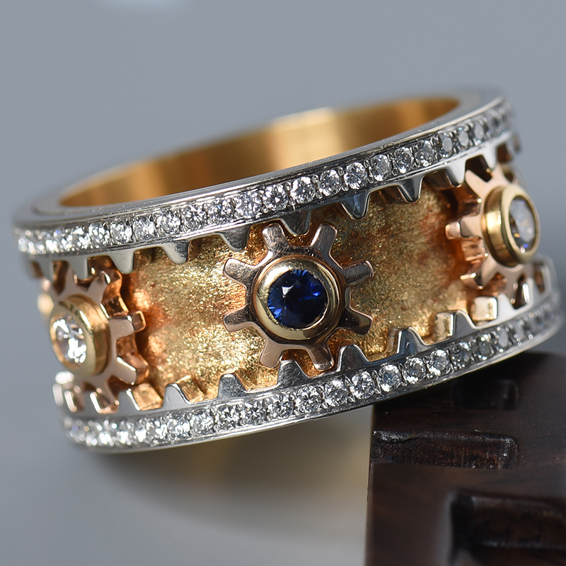 18K金扭转乾坤戒指 - 红掌柜