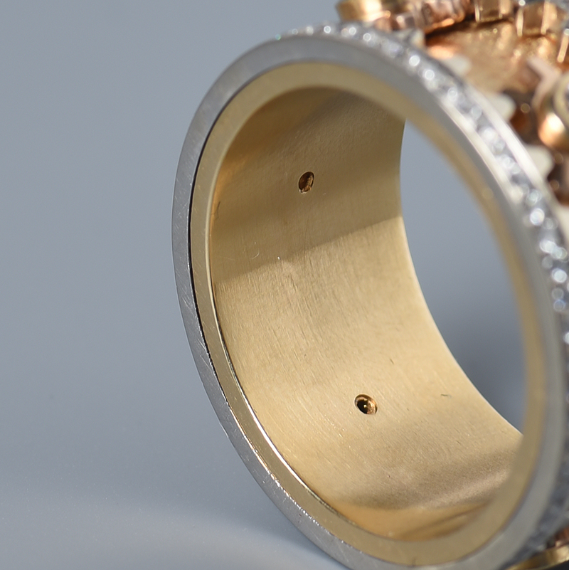 18K金扭转乾坤戒指 - 红掌柜