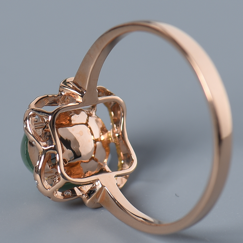 晴水翡翠戒指-红掌柜