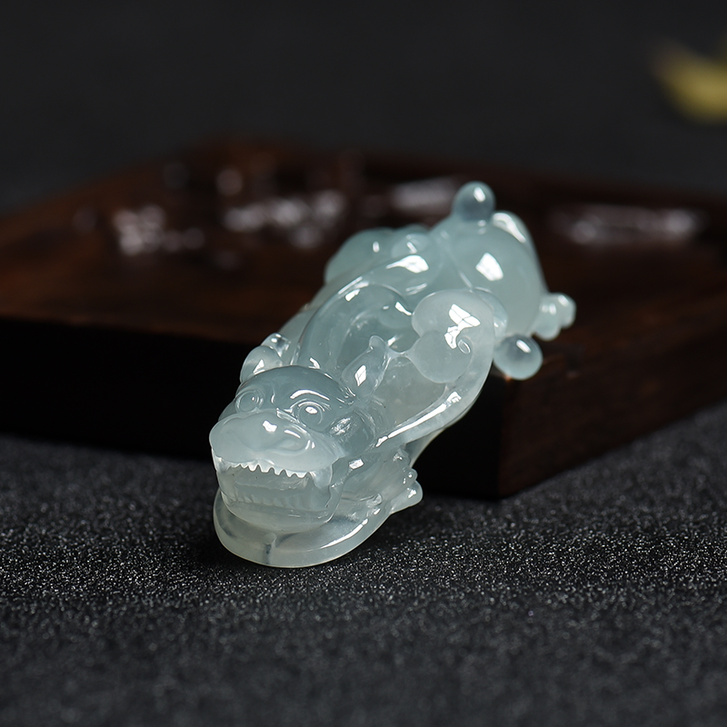 天然翡翠貔貅挂件-红掌柜