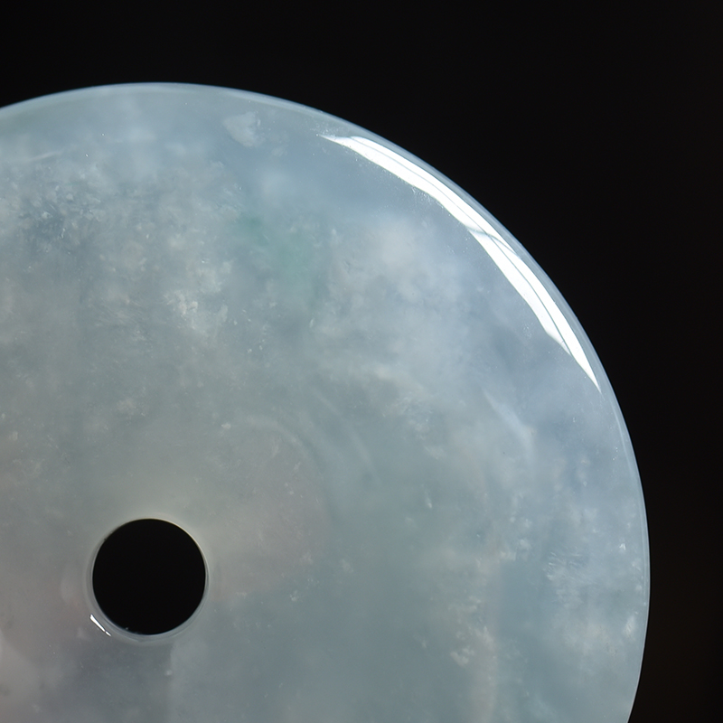 天然翡翠平安扣挂件-红掌柜