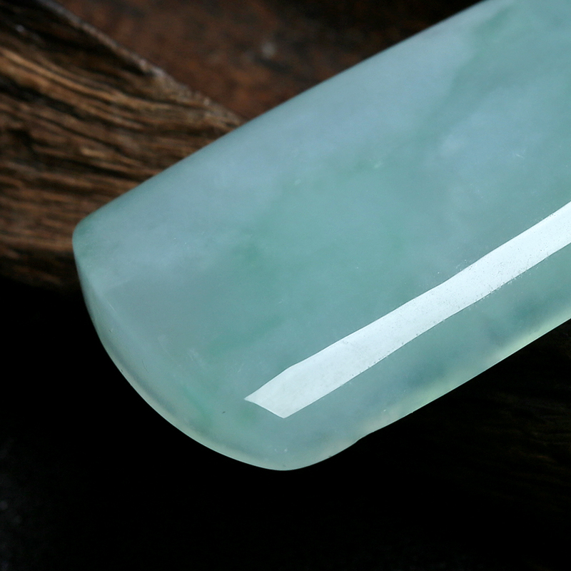 翡翠无事牌-红掌柜