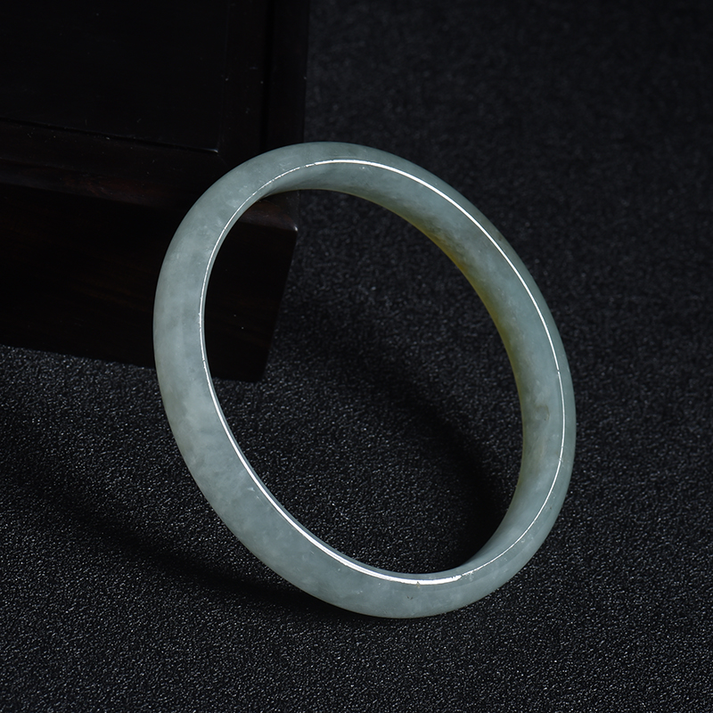 冰糯种无色翡翠贵妃镯 - 红掌柜