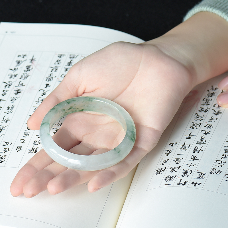 缅甸翡翠手镯-红掌柜