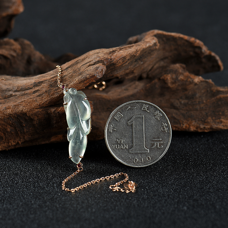 缅甸翡翠金鱼手链-红掌柜