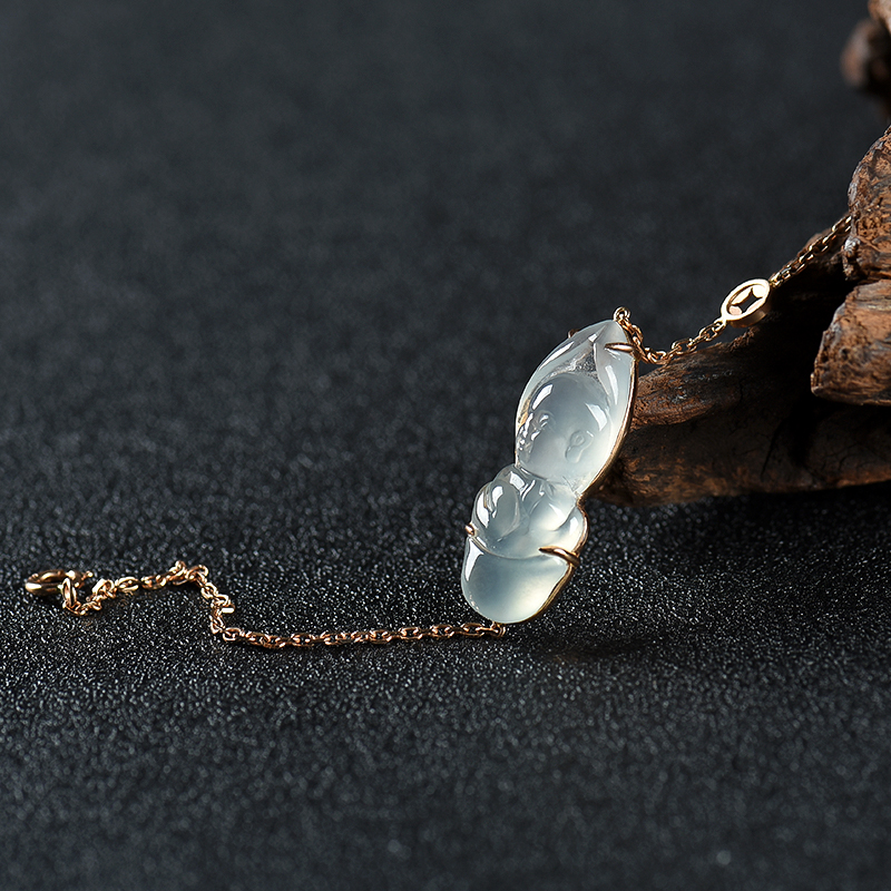 翡翠宝宝佛手链-红掌柜