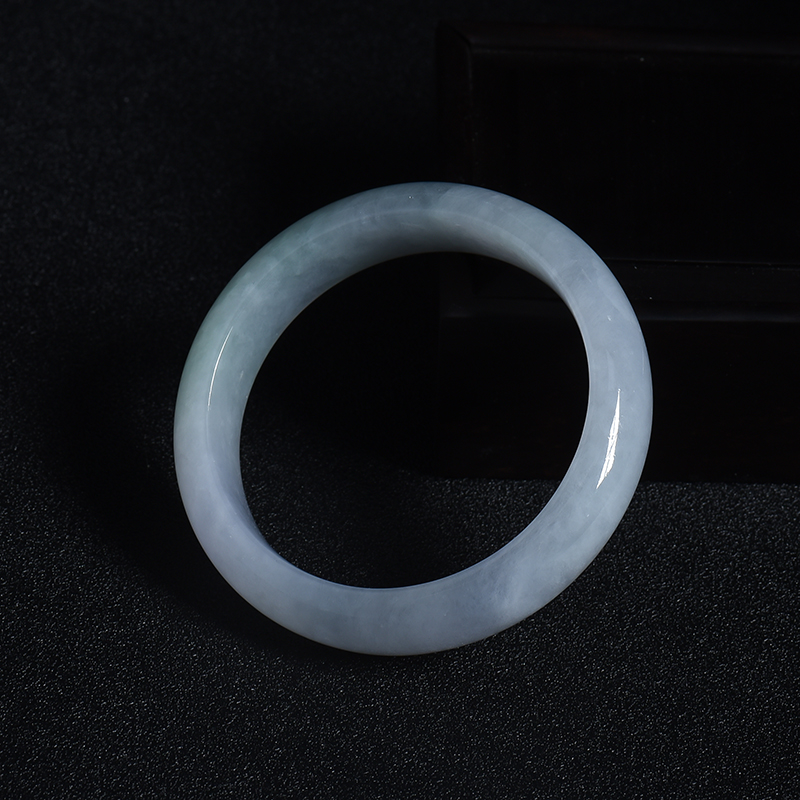 46#糯种翡翠手镯-红掌柜