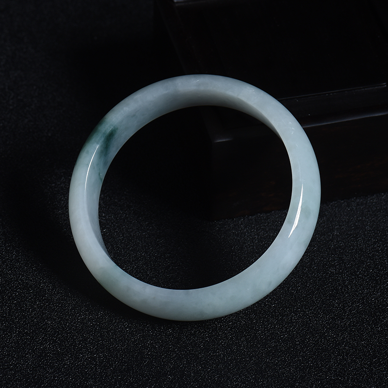 50#糯种翡翠手镯-红掌柜