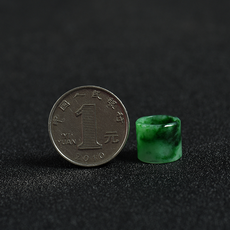 天然糯种翡翠路路通-红掌柜