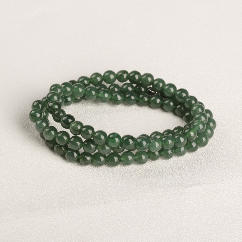 天然翡翠项链-红掌柜