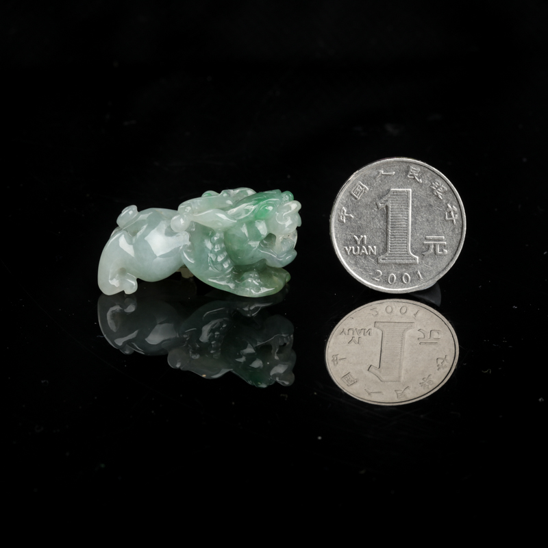 糯种飘翠翡翠-红掌柜