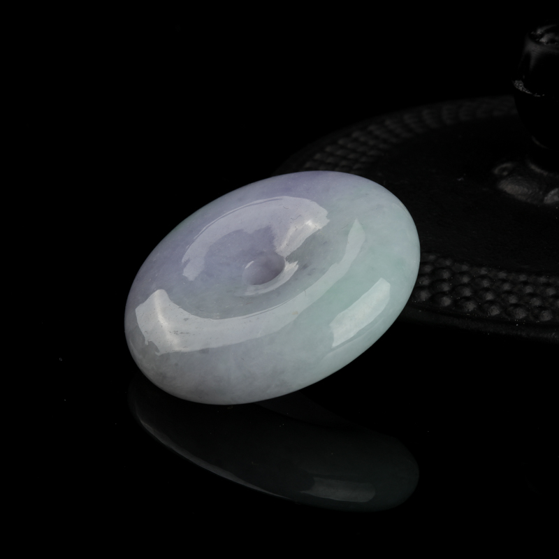 翡翠平安扣吊坠-红掌柜