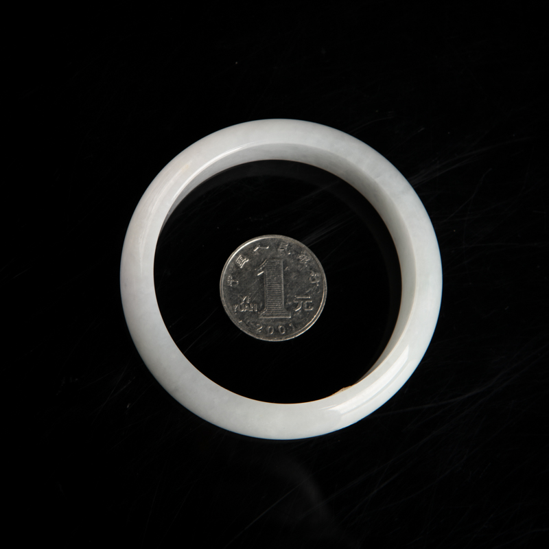 天然缅甸翡翠手镯-红掌柜