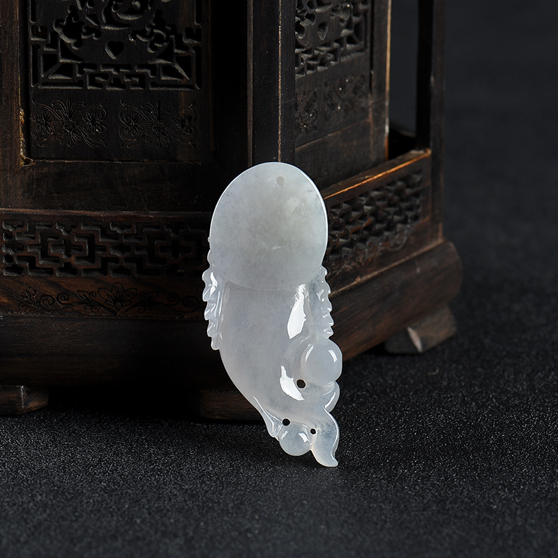 翡翠吊坠-红掌柜