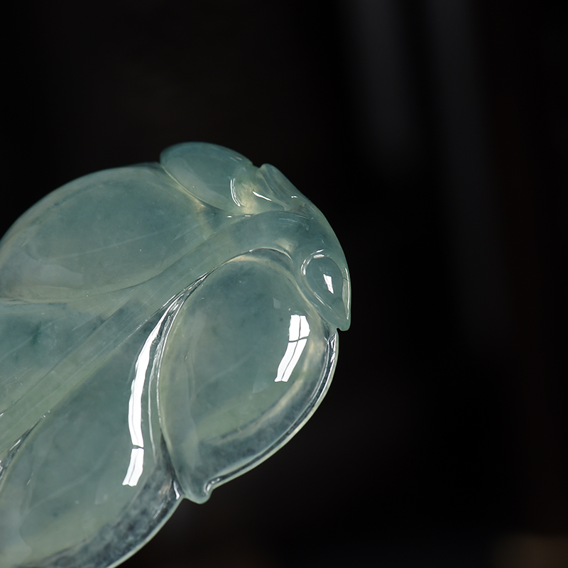 翡翠金枝玉叶吊坠 - 红掌柜