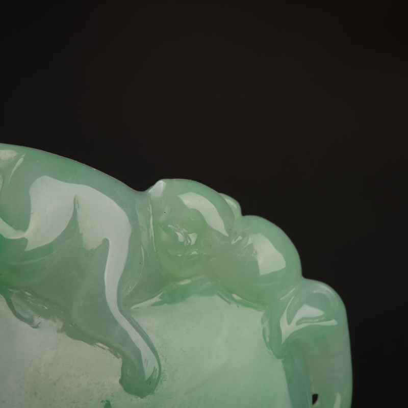 天然翡翠福瓜吊坠-红掌柜