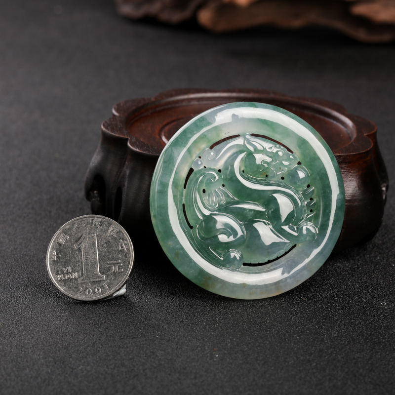 翡翠吊坠-红掌柜