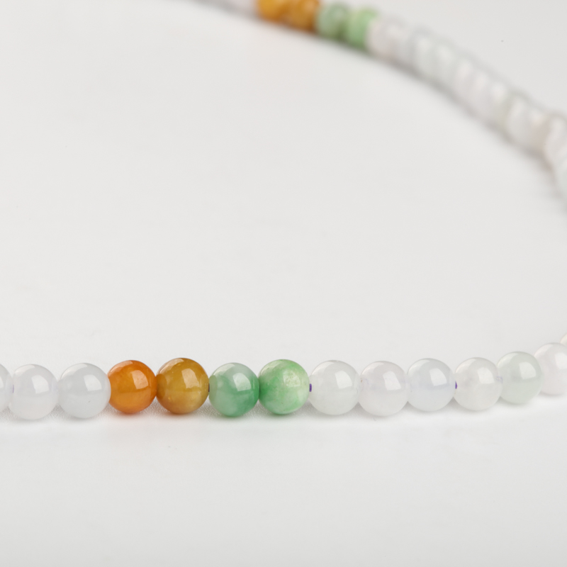 糯种福禄寿翡翠项链-红掌柜