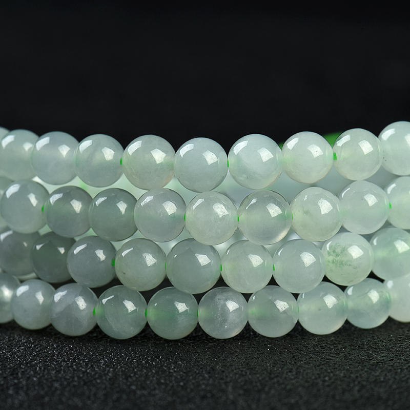 天然翡翠珠串-红掌柜